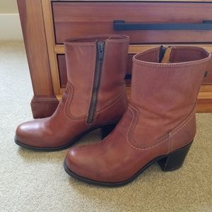 Frye leather boots, size 8